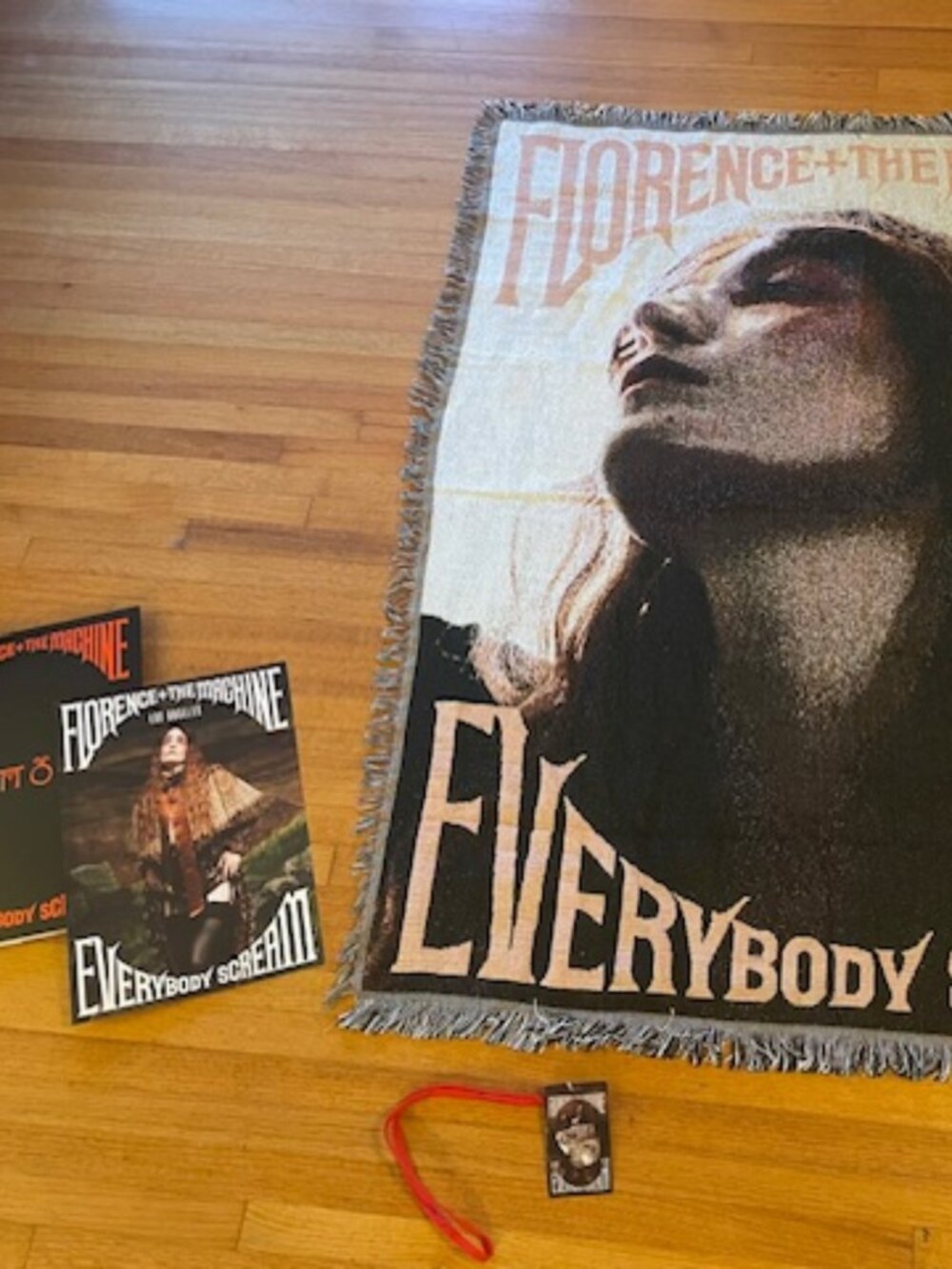 Florence + The Machine Everybody Scream NWT Blanket, Lithograph, VIP Pass 2026